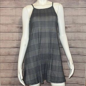 plaid skater dress